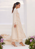 Farah Talib Aziz | Zaza Luxe Pret 24 | TISELE IVORY PLEATED RAW SILK SHIRT AND DUPATTA - Khanumjan  Pakistani Clothes and Designer Dresses in UK, USA 