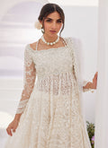 Farah Talib Aziz | Zaza Luxe Pret 24 | MAELLE IVORY EMBROIDERED AND EMBELLISHED KALIDAAR - Khanumjan  Pakistani Clothes and Designer Dresses in UK, USA 