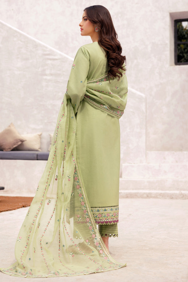 Farasha | Bahaar Embroidered Lawn | Tropical Orchid