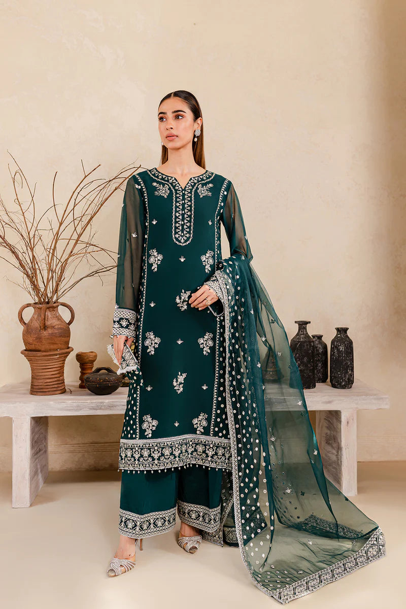 Farasha | Ritizer Festive Formals | Teal Glow - Khanumjan  Pakistani Clothes and Designer Dresses in UK, USA 