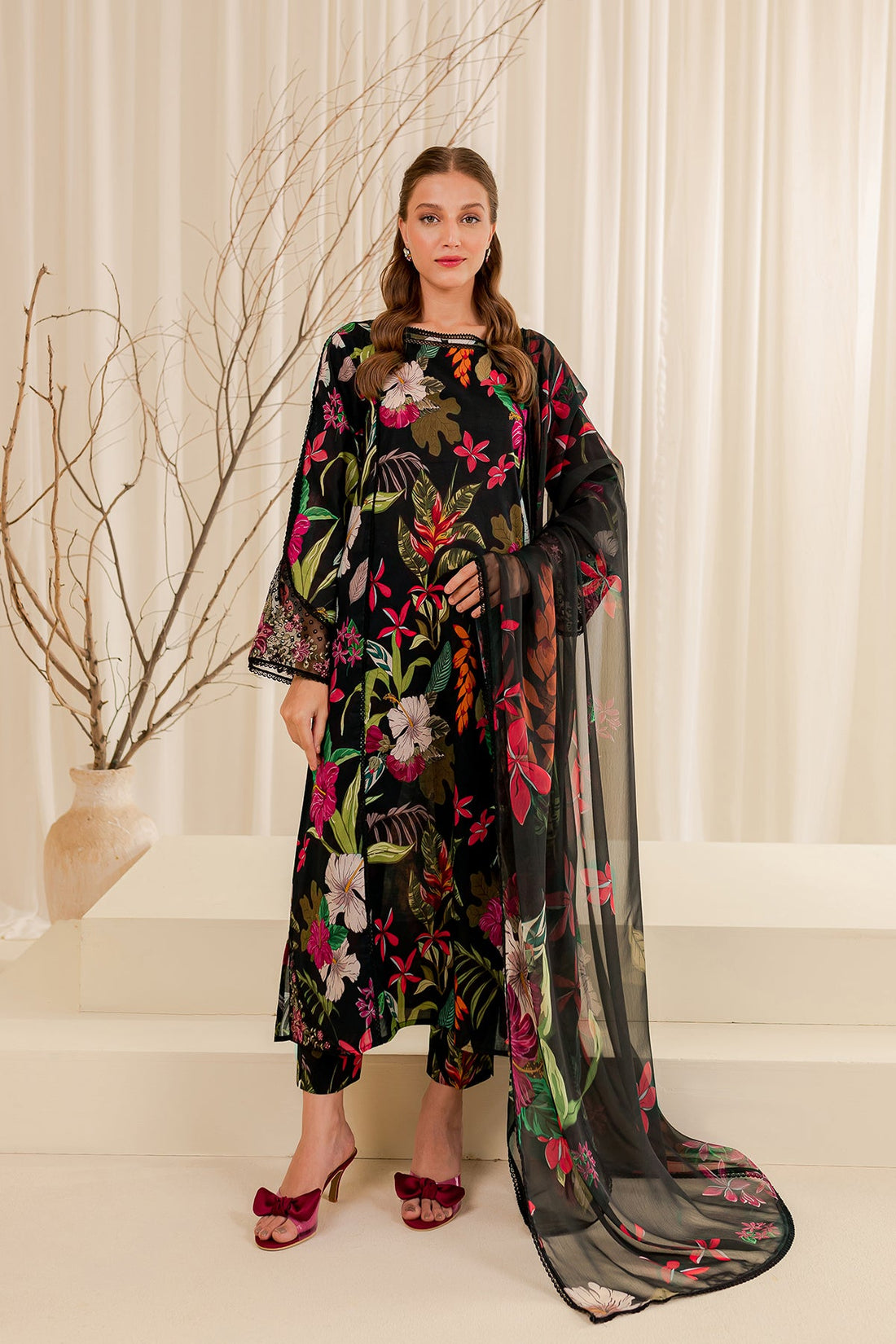 Farasha | Printed Essentials | EBONY PASSION - Khanumjan  Pakistani Clothes and Designer Dresses in UK, USA 