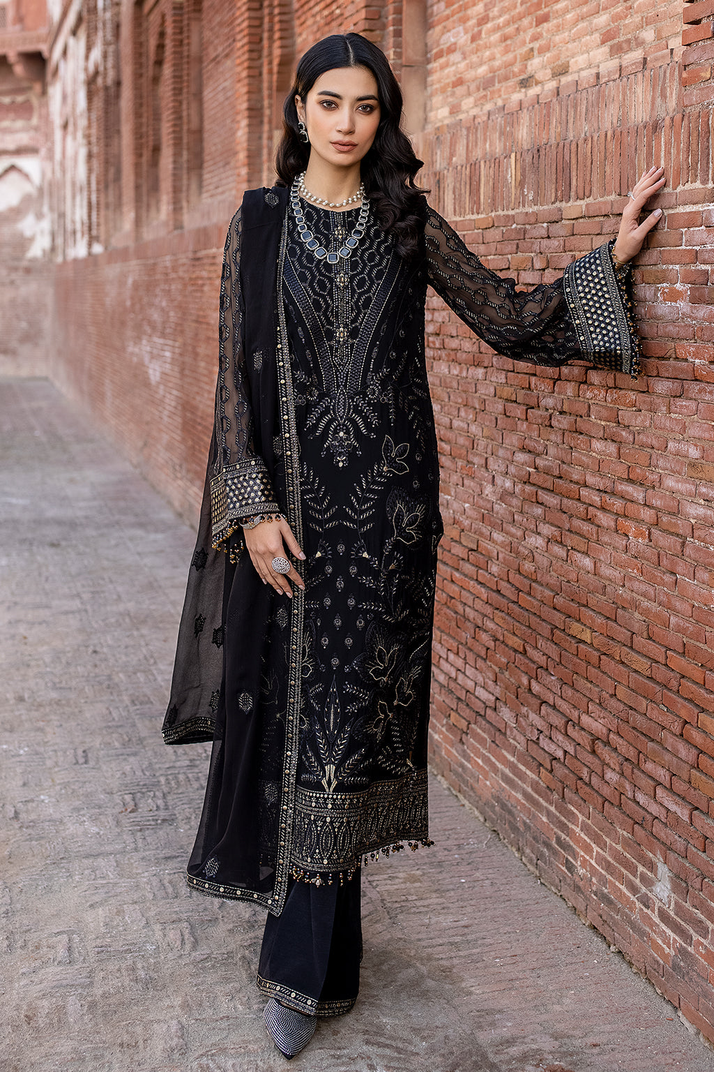 Flossie | Safeera Formals vol 13 | DARK VEIL - Khanumjan  Pakistani Clothes and Designer Dresses in UK, USA 