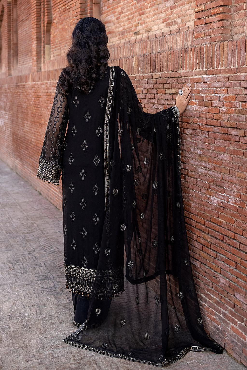 Flossie | Safeera Formals vol 13 | DARK VEIL - Khanumjan  Pakistani Clothes and Designer Dresses in UK, USA 