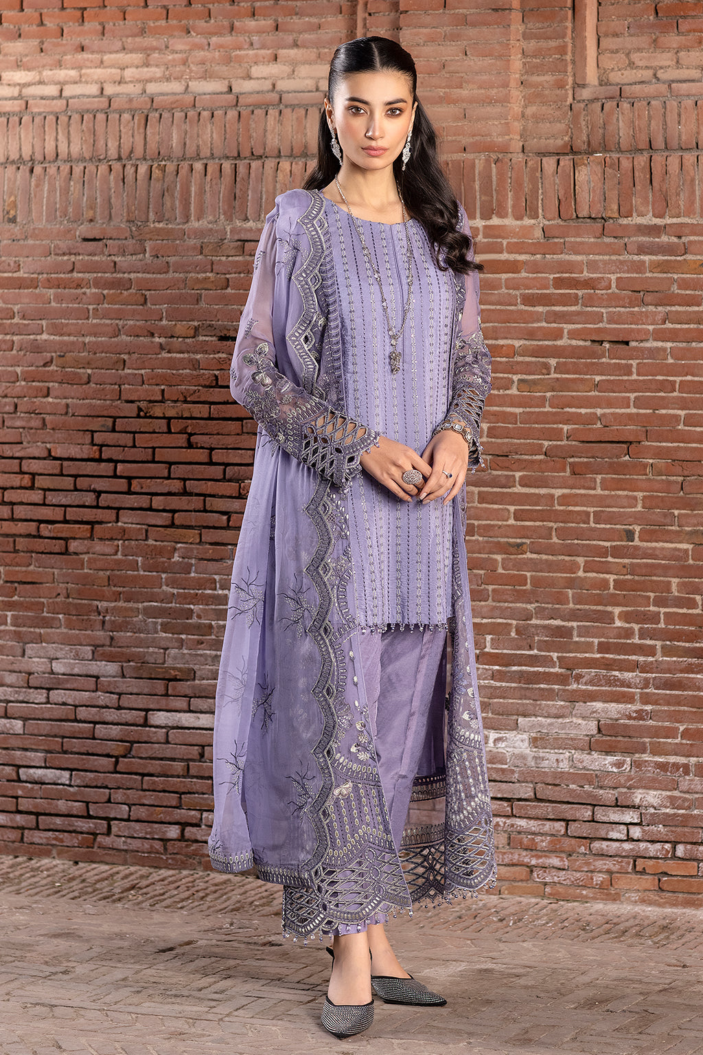 Flossie | Safeera Formals vol 13 | VIOLET SWEET (B) - Khanumjan  Pakistani Clothes and Designer Dresses in UK, USA 