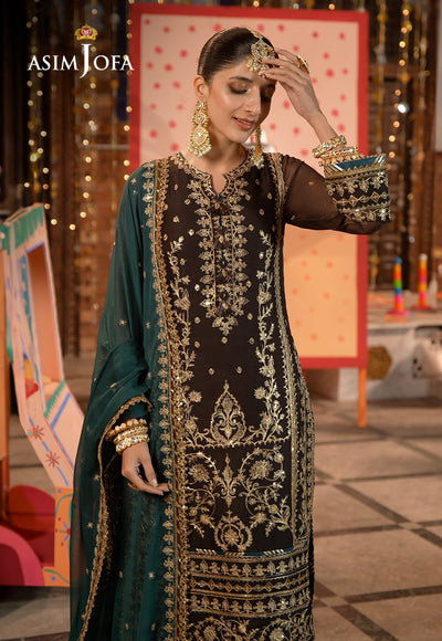 Asim Jofa | Chamak Damak Festive 24 | AJCD-29 - Khanumjan  Pakistani Clothes and Designer Dresses in UK, USA 