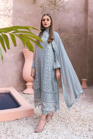 Azure | Embroidered Ensembles 3 Pcs | Frosted Fern - Khanumjan  Pakistani Clothes and Designer Dresses in UK, USA 