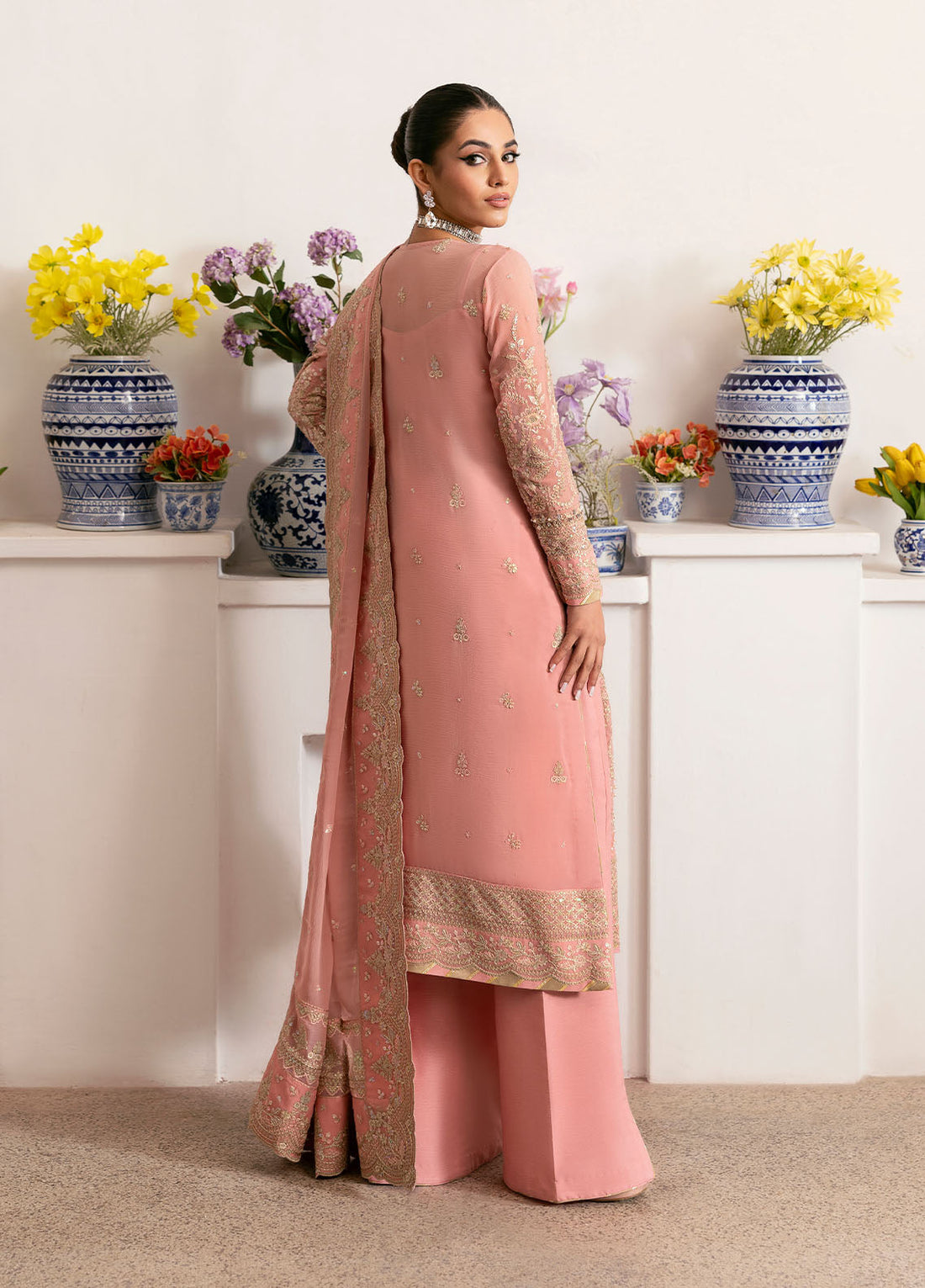 Gulaal | Reverie Embroidered Chiffon | CORALYN