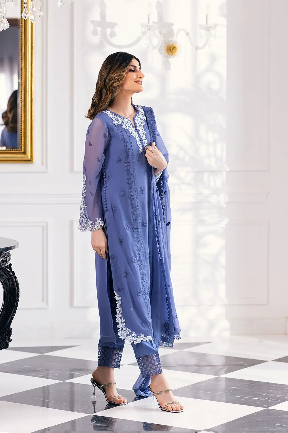 Azure | Embroidered Ensembles 23 | Gradiant Glore - Khanumjan  Pakistani Clothes and Designer Dresses in UK, USA 