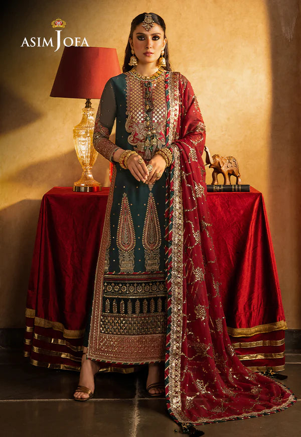 Asim Jofa | Velvet Festive 23 | AJVF-10 - Khanumjan  Pakistani Clothes and Designer Dresses in UK, USA 