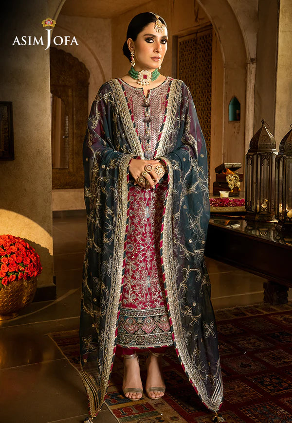Asim Jofa | Velvet Festive 23 | AJVF-06 - Khanumjan  Pakistani Clothes and Designer Dresses in UK, USA 