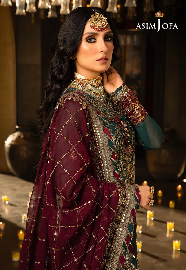 Asim Jofa | Velvet Festive 23 | AJVF-09 - Khanumjan  Pakistani Clothes and Designer Dresses in UK, USA 