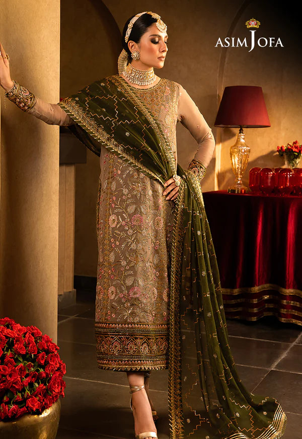 Asim Jofa | Velvet Festive 23 | AJVF-05 - Khanumjan  Pakistani Clothes and Designer Dresses in UK, USA 