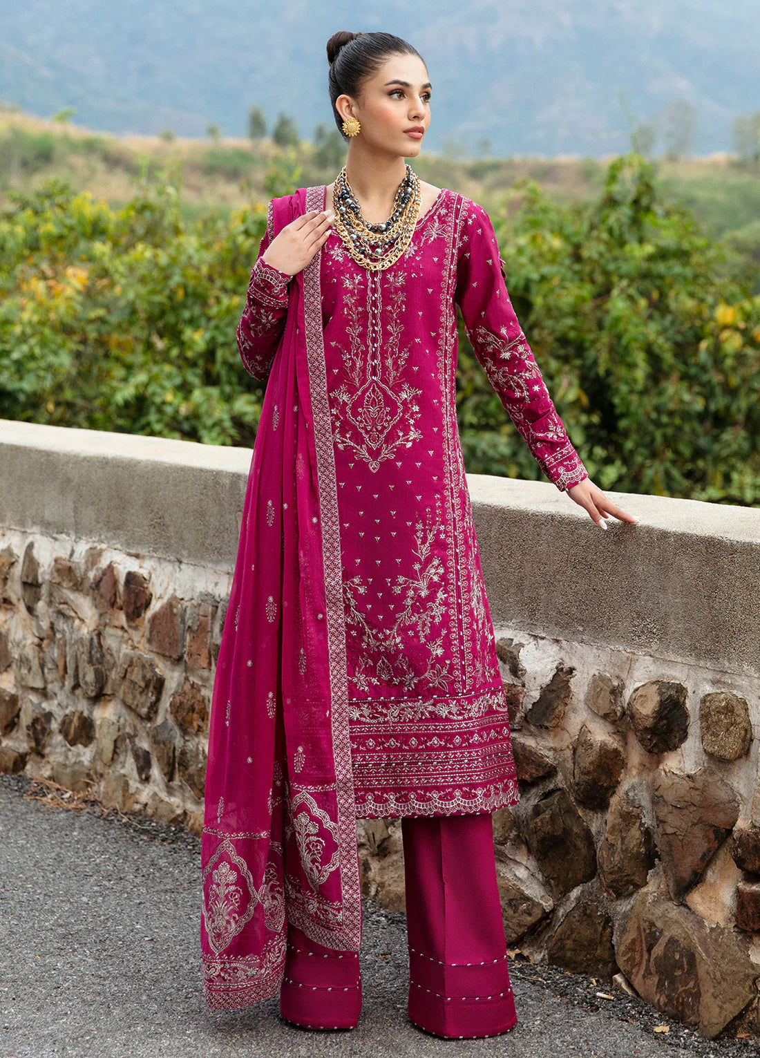 Gulaal | Luxury Lawn 24 | ARMERIA (GL-LL-24V1-02) - Khanumjan  Pakistani Clothes and Designer Dresses in UK, USA 