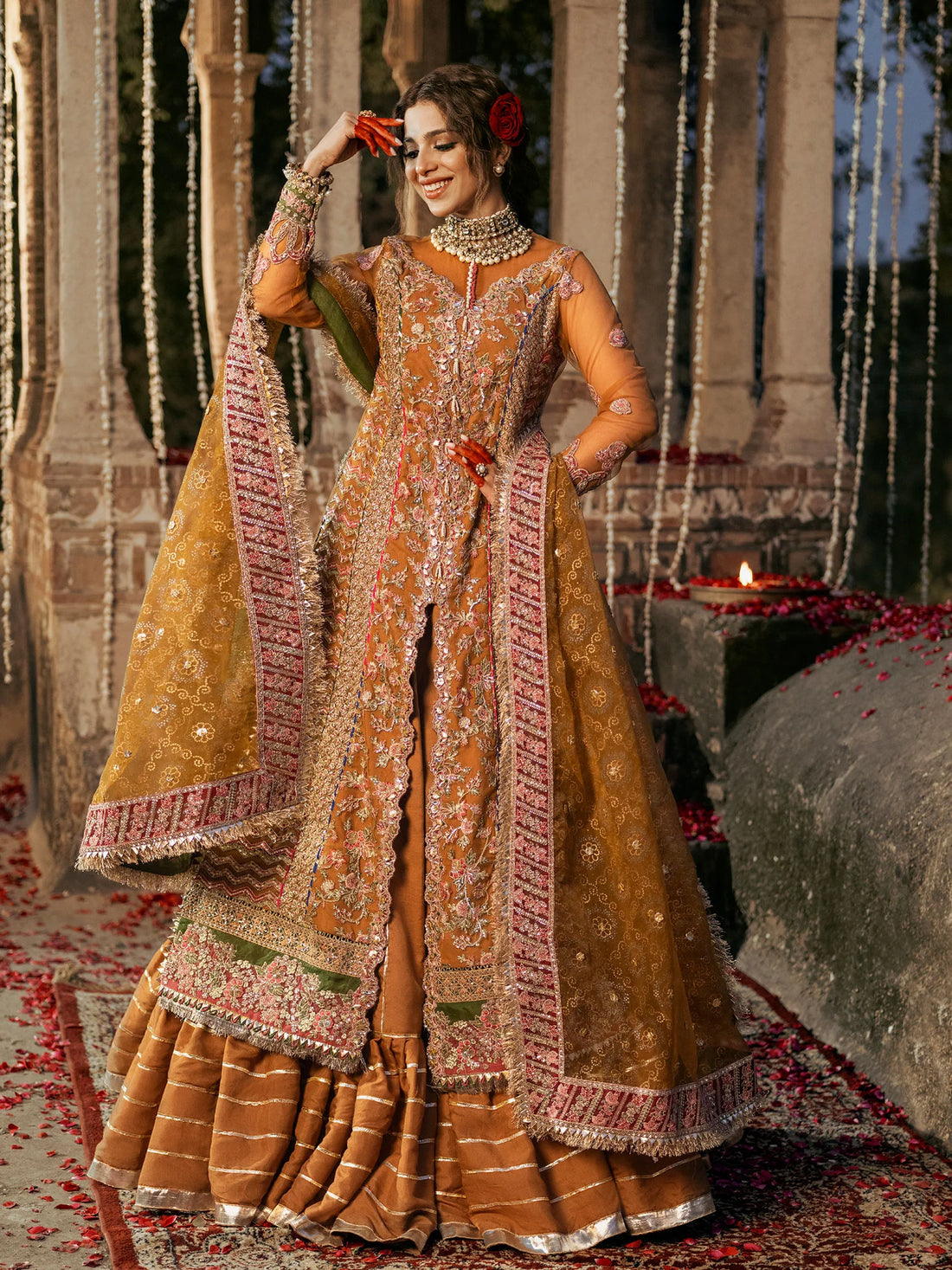 Maryam Hussain | Gulaab Wedding Formals 24 | Sandli - Khanumjan  Pakistani Clothes and Designer Dresses in UK, USA 