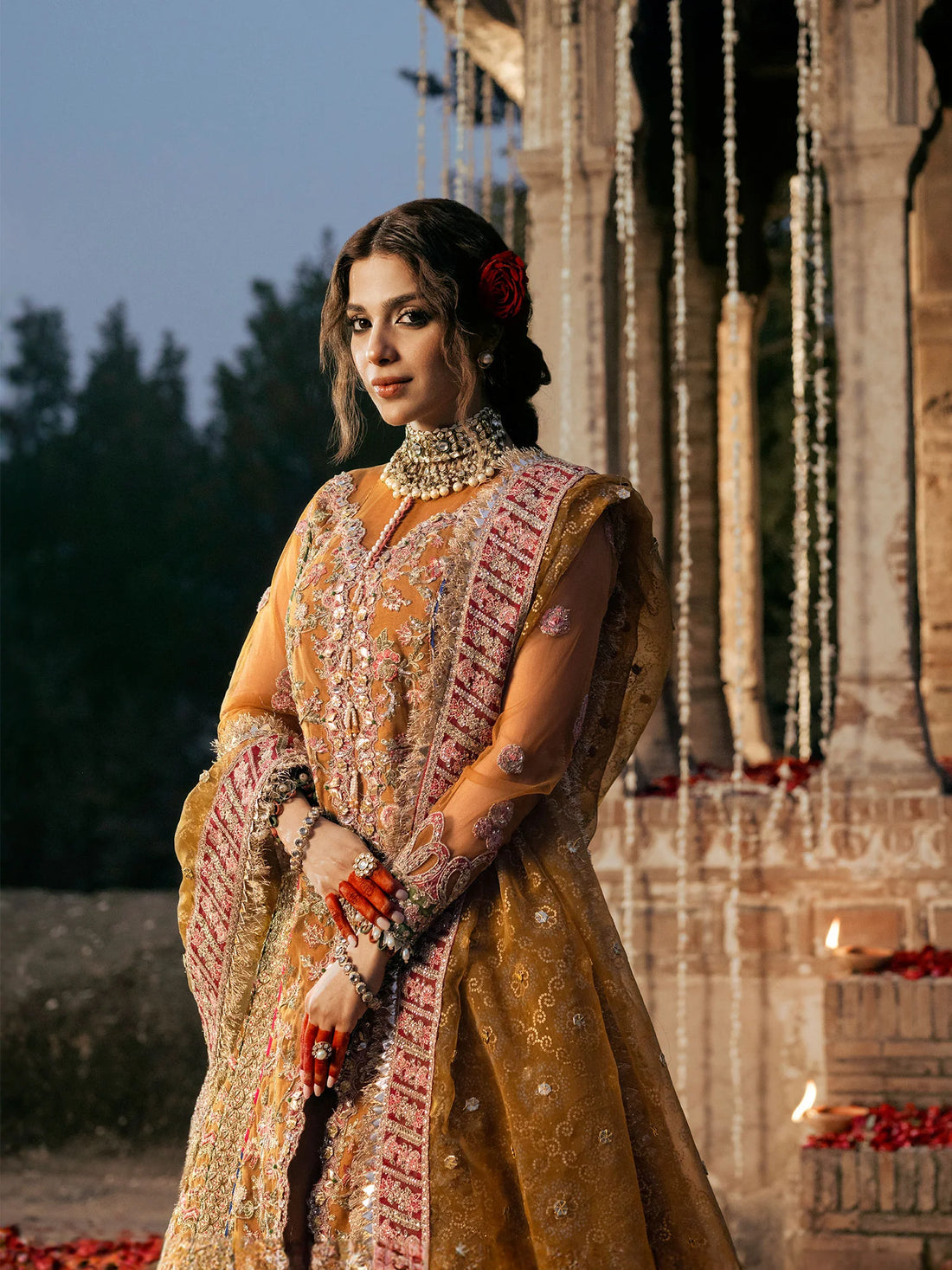 Maryam Hussain | Gulaab Wedding Formals 24 | Sandli - Khanumjan  Pakistani Clothes and Designer Dresses in UK, USA 