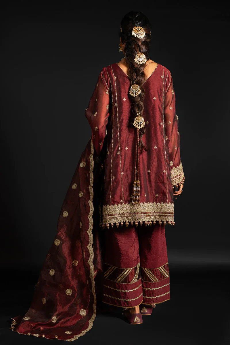 Alkaram | Heavy Formals 24 | HF-02-24-Maroon - Khanumjan  Pakistani Clothes and Designer Dresses in UK, USA 