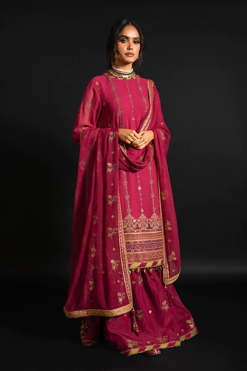 Alkaram | Heavy Formals 24 | HF-07-24-Fuchsia Pink - Khanumjan  Pakistani Clothes and Designer Dresses in UK, USA 