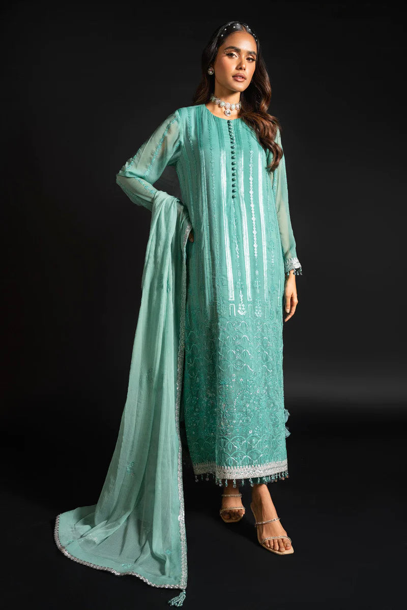 Alkaram | Heavy Formals 24 | HF-09-24-Green - Khanumjan  Pakistani Clothes and Designer Dresses in UK, USA 