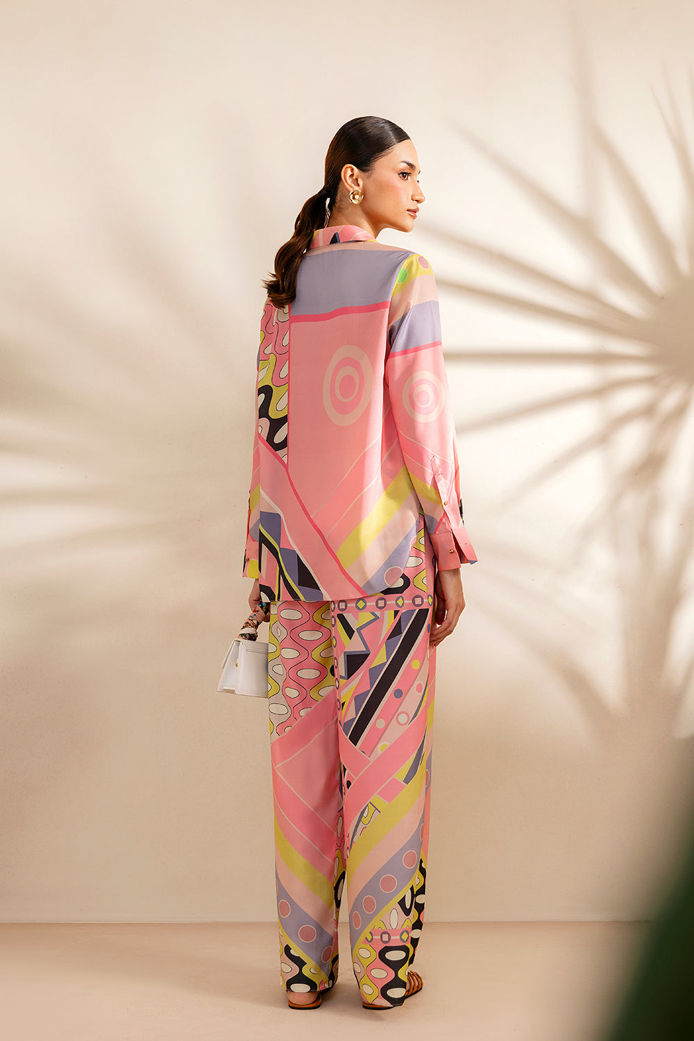 Saira Rizwan | Silk Coords 25 | PEACHY TIDE - SRSP-25-09