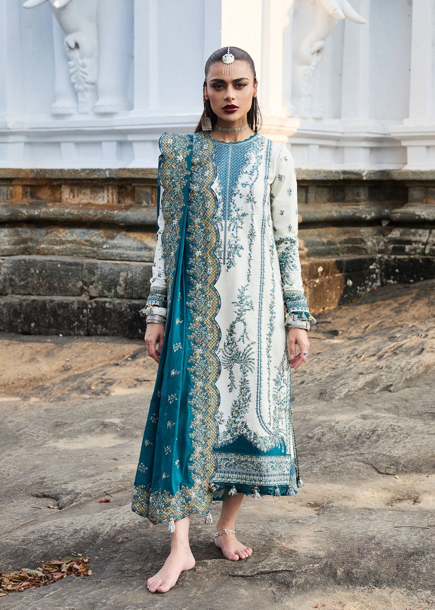 Hussain Rehar | Luxury Lawn 25 | Veil