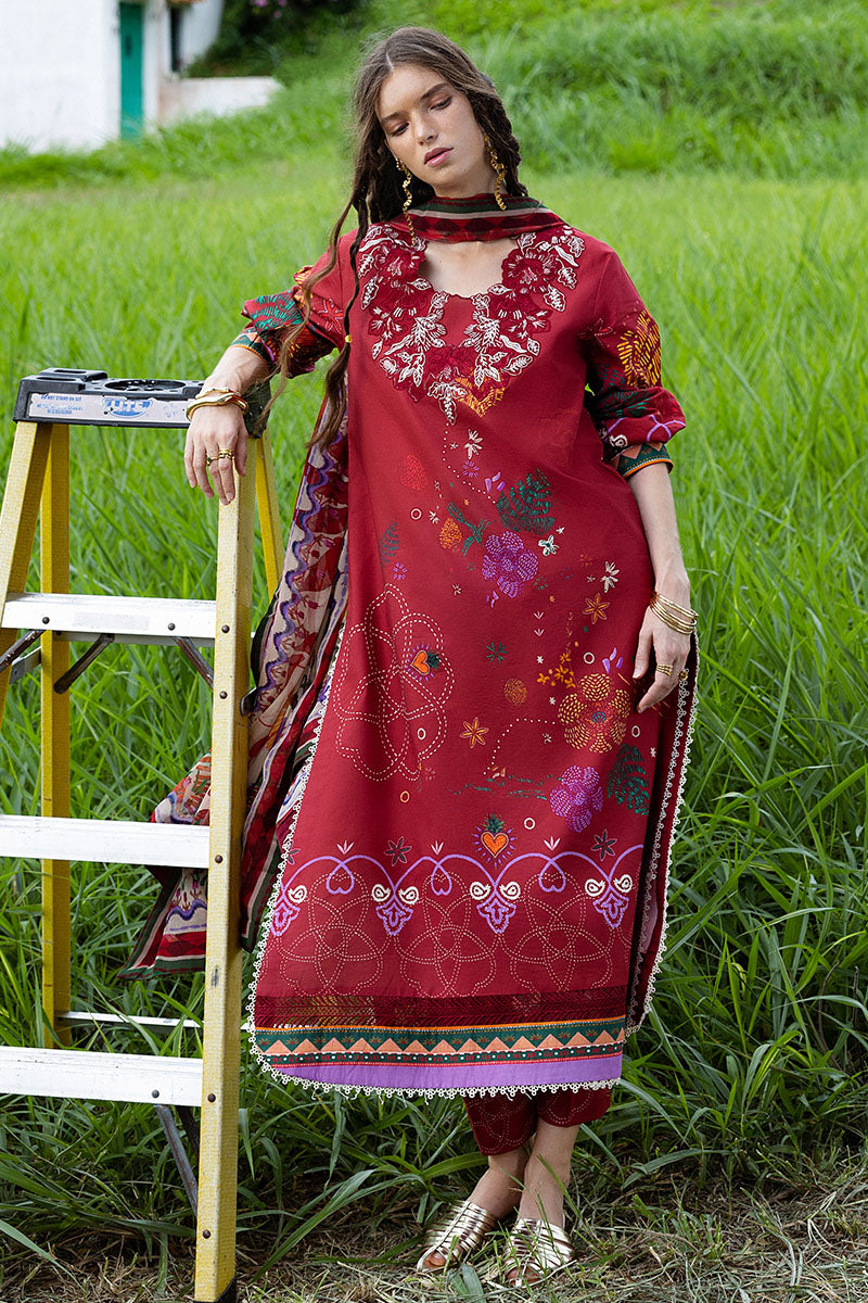 Mushq | Mirasol Printed Cambric | Amber Bosque