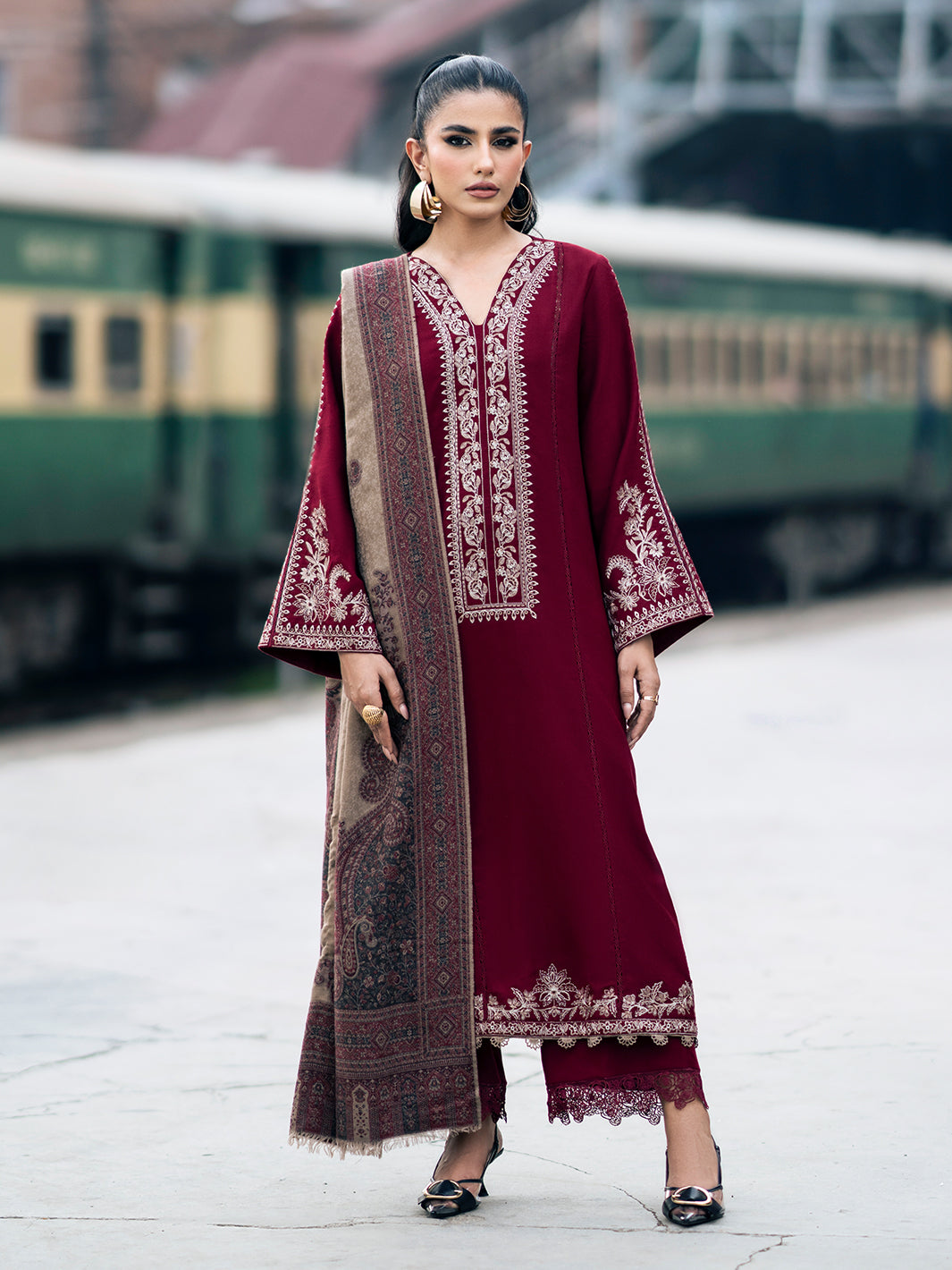 Izel | Musafir Embroidered Winter Collection 24 |  HAASIL