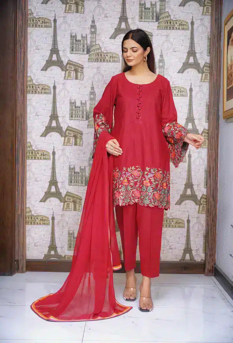 Hoorain Basics | Slub Winter 23 | HB-MRN - Khanumjan  Pakistani Clothes and Designer Dresses in UK, USA 