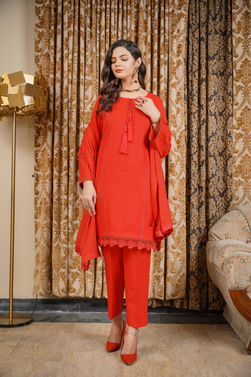 Hoorain Basics | Slub Winter 23 | HB-RD - Khanumjan  Pakistani Clothes and Designer Dresses in UK, USA 