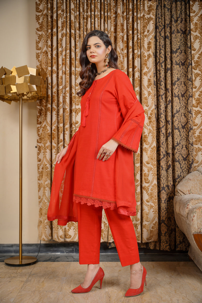 Hoorain Basics | Slub Winter 23 | HB-RD - Khanumjan  Pakistani Clothes and Designer Dresses in UK, USA 