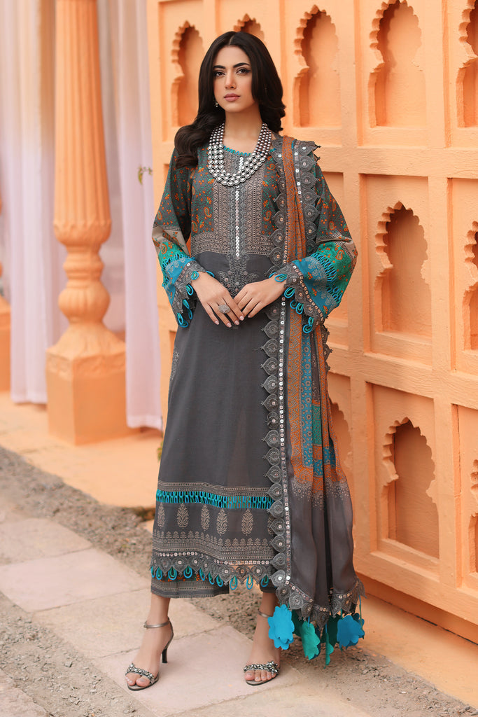 Charizma | Agaz e Nou Vol-1 | P-09 - Khanumjan  Pakistani Clothes and Designer Dresses in UK, USA 