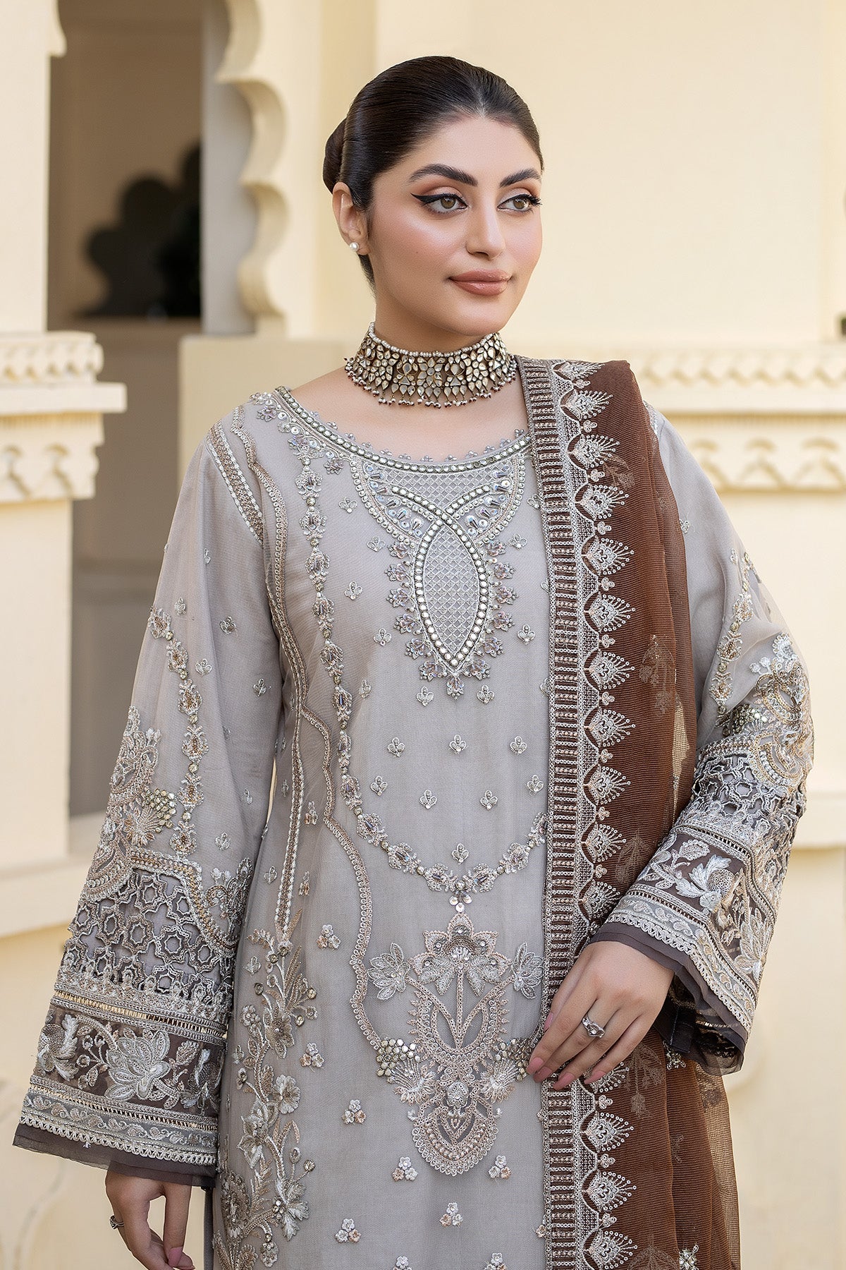 Imrozia Premium | Baad e Saba Formals | IP-52 Gulbahar - Khanumjan  Pakistani Clothes and Designer Dresses in UK, USA 