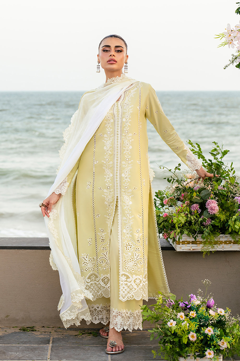 Azure | Luxury Lawn 26 | Imperial Saffron