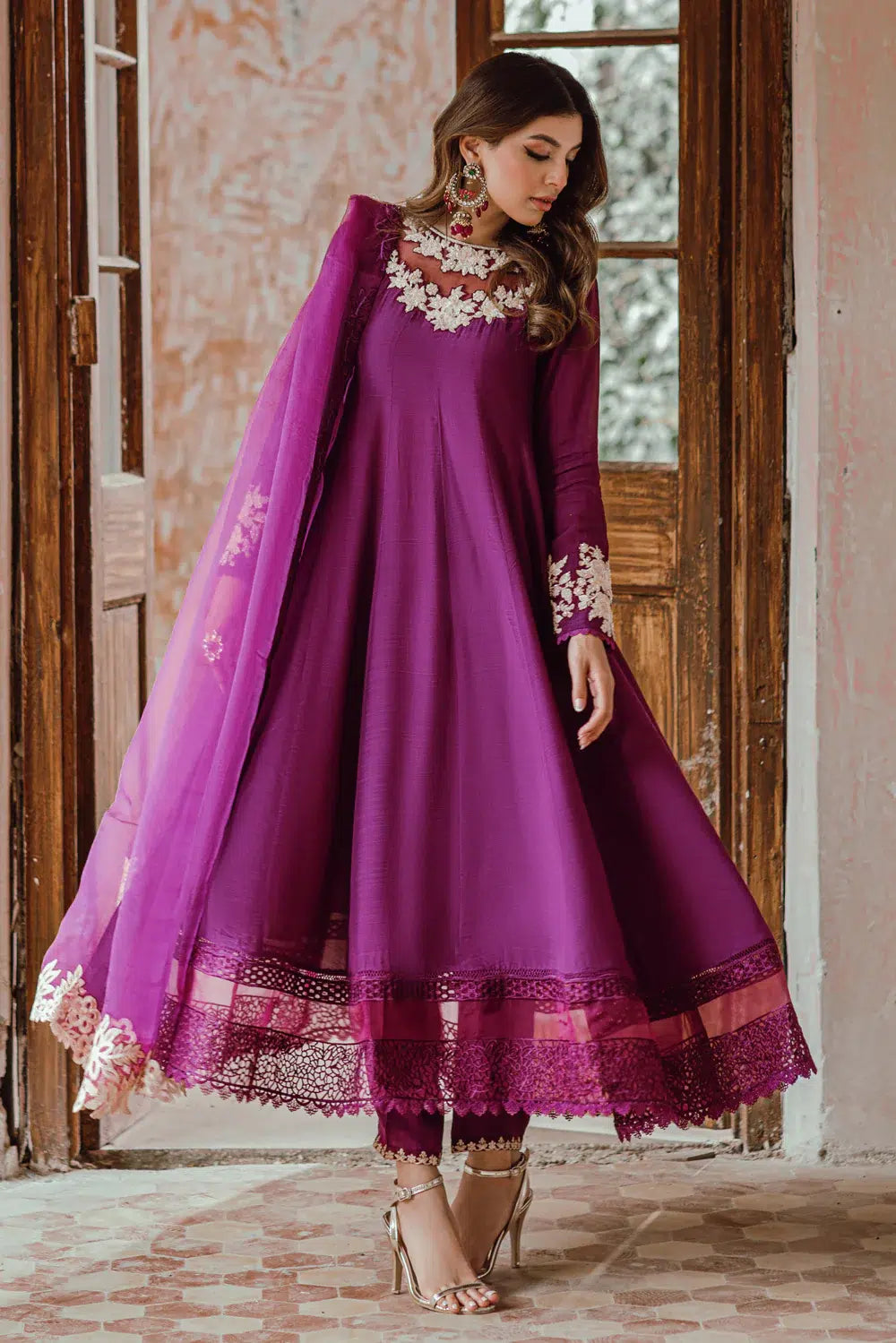 Azure | Embroidered Formals | Imperial Plum - Khanumjan  Pakistani Clothes and Designer Dresses in UK, USA 