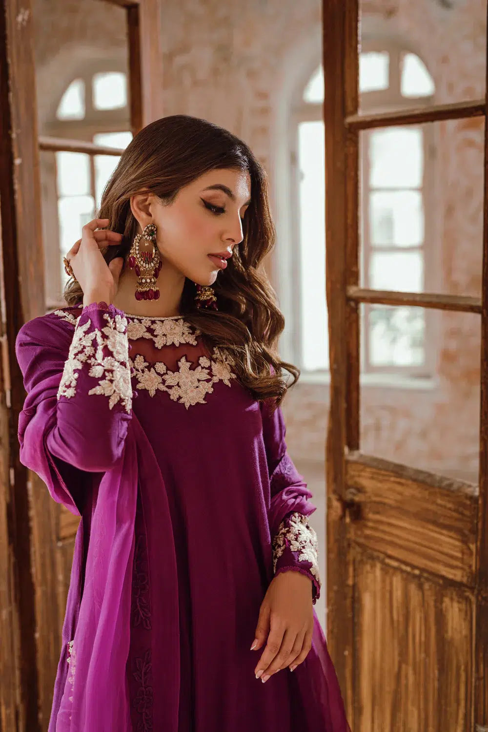 Azure | Embroidered Formals | Imperial Plum - Khanumjan  Pakistani Clothes and Designer Dresses in UK, USA 