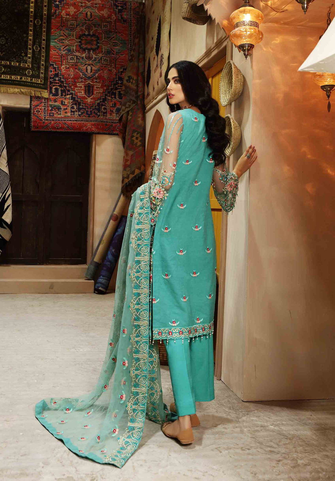 Waqas Shah | Ishq Naama | IVORY SAWN - Khanumjan  Pakistani Clothes and Designer Dresses in UK, USA 