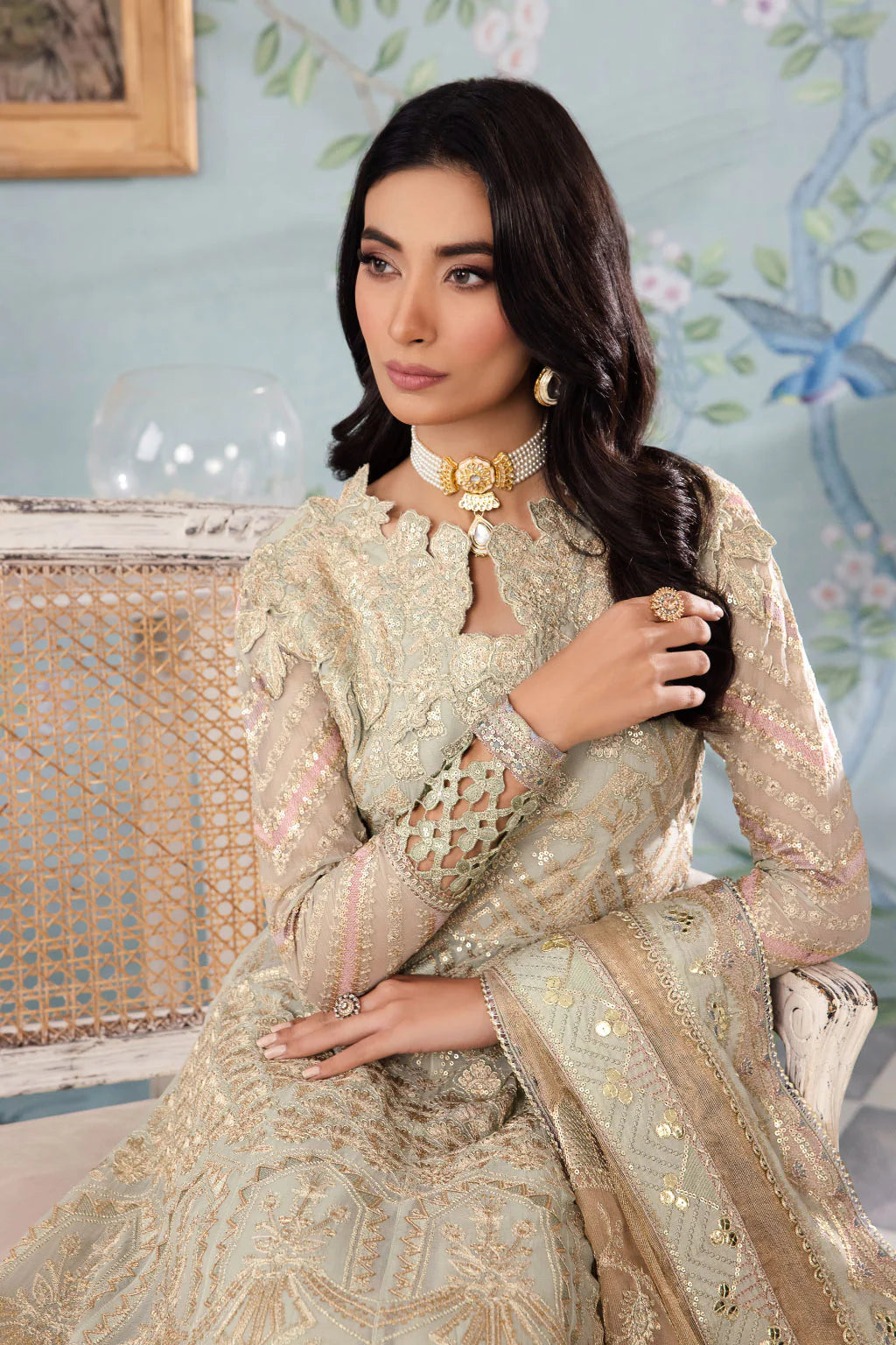 Iznik | Chinnon Chiffon | CC-33 QIANA - Khanumjan  Pakistani Clothes and Designer Dresses in UK, USA 