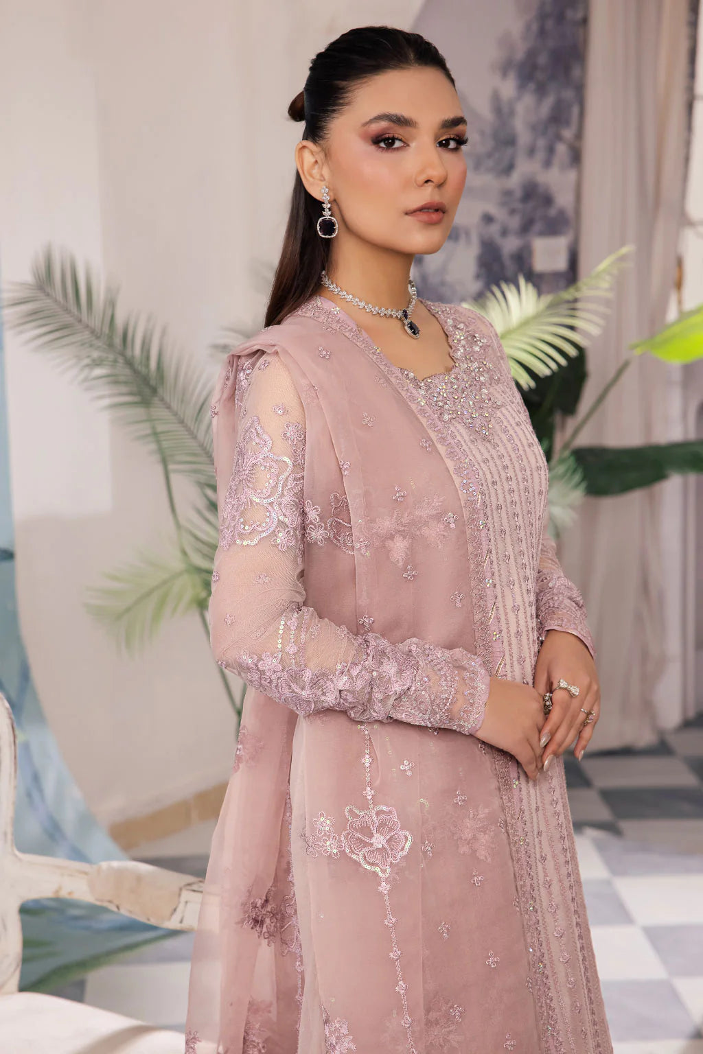 Iznik | Chinnon Chiffon | CC-39 BAREEN - Khanumjan  Pakistani Clothes and Designer Dresses in UK, USA 