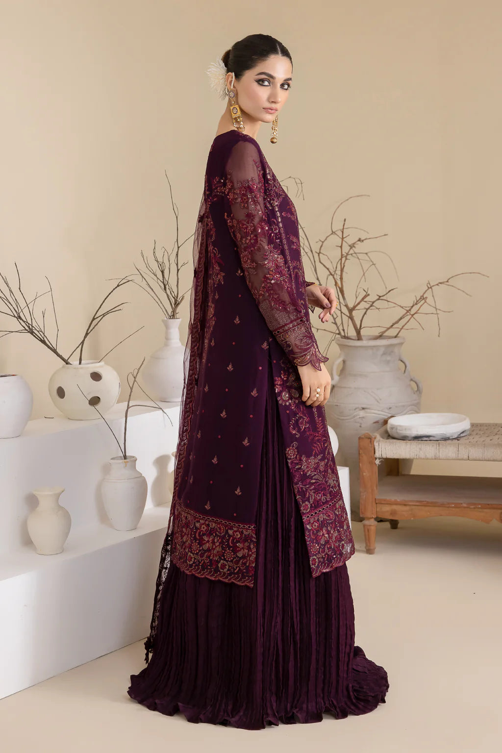 Iznik | Chinnon Chiffon | CC-28 KEEYA - Khanumjan  Pakistani Clothes and Designer Dresses in UK, USA 