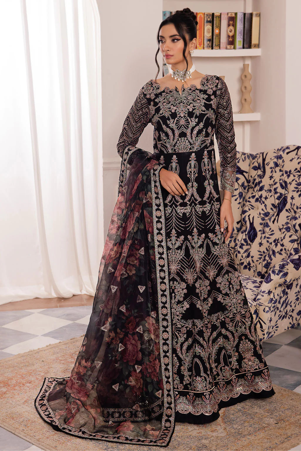 Iznik | Chinnon Chiffon | CC-32 KIAH - Khanumjan  Pakistani Clothes and Designer Dresses in UK, USA 