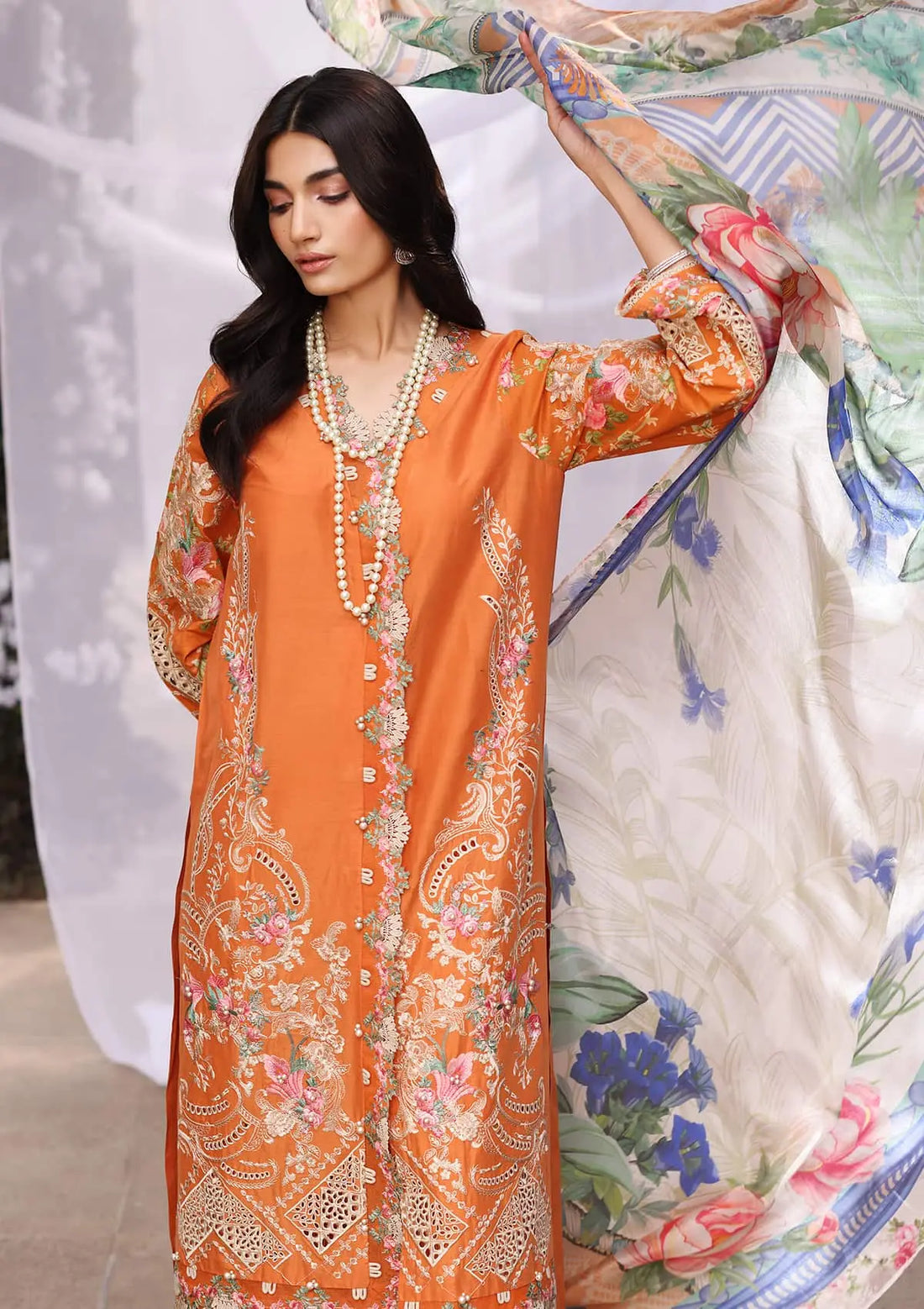 Kahf Premium | Festive Lawn 24 | KFL-10 MAYA - Khanumjan  Pakistani Clothes and Designer Dresses in UK, USA 