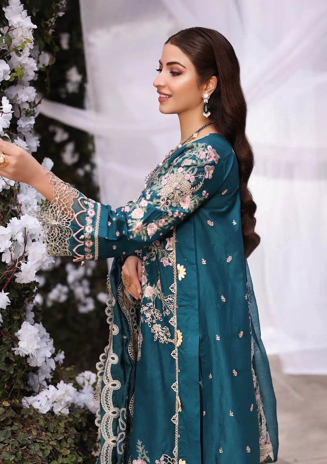 Kahf Premium | Festive Lawn 24 | KFL-09A BANO - Khanumjan  Pakistani Clothes and Designer Dresses in UK, USA 