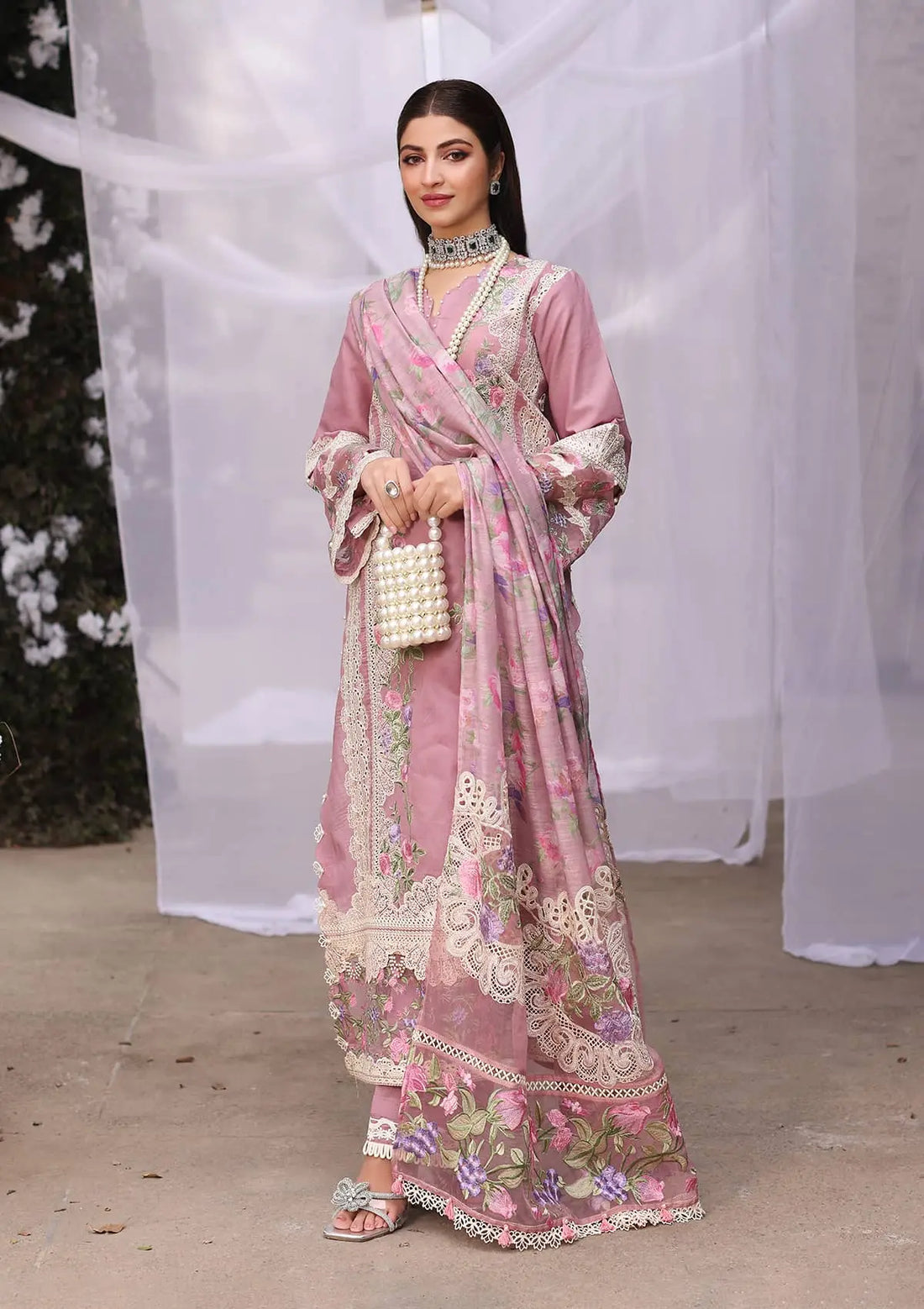 Kahf Premium | Festive Lawn 24 | KFL-03 SASSI - Khanumjan  Pakistani Clothes and Designer Dresses in UK, USA 