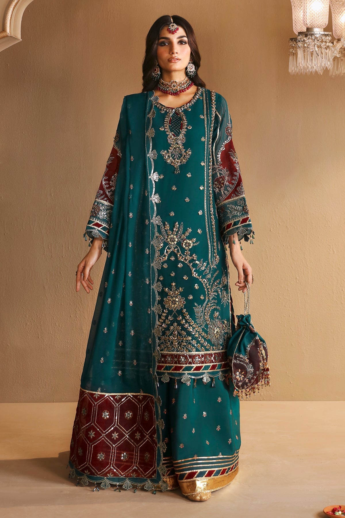 Alizeh | Reena Wedding Formals | AF-HM-4024-KHIVA