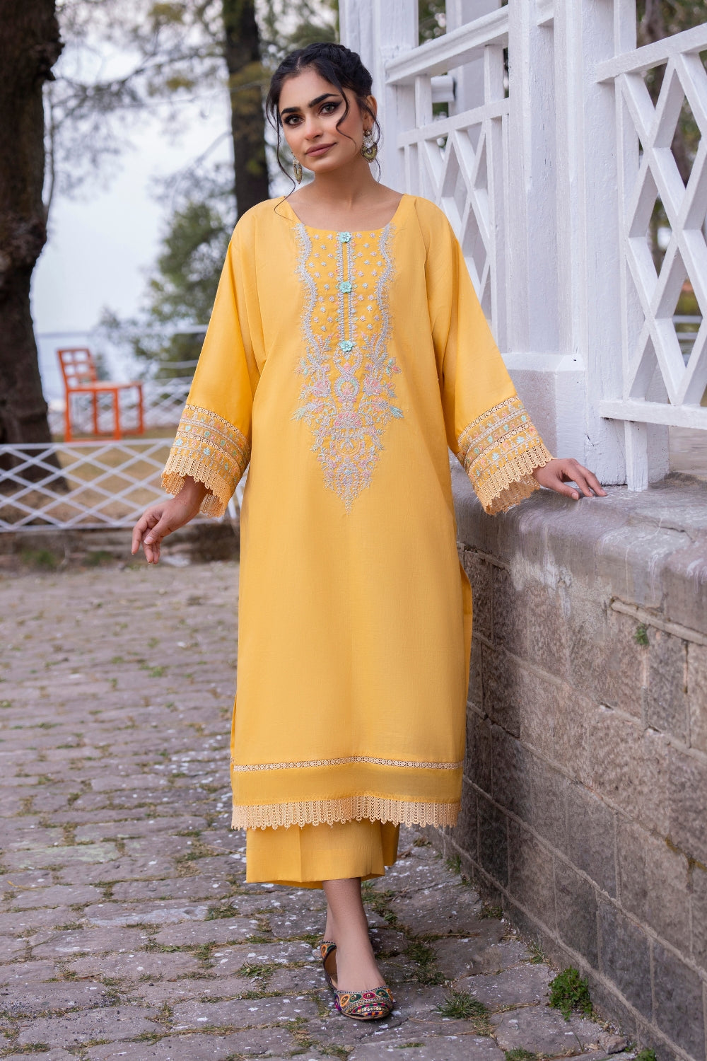 Ittehad | Embroidered Lawn | I-20 - Khanumjan  Pakistani Clothes and Designer Dresses in UK, USA 