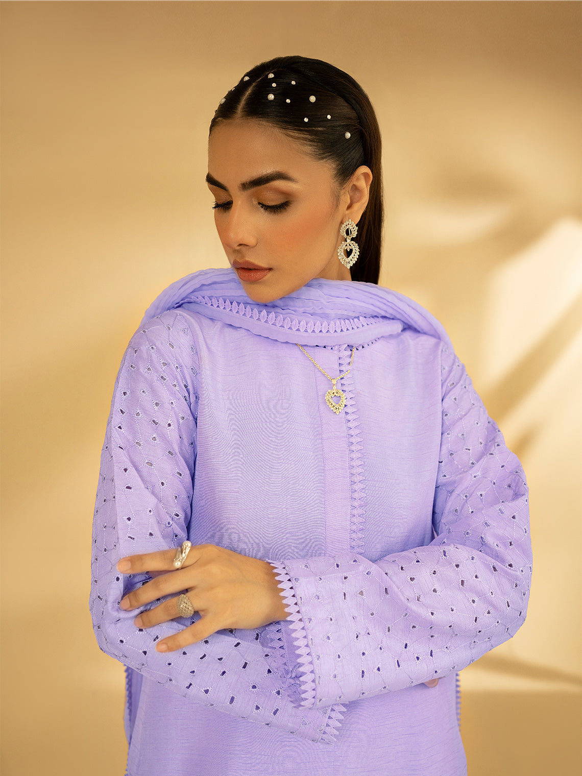 Fozia Khalid | Eid Edit 24 | Lilac Dreamscape - Khanumjan  Pakistani Clothes and Designer Dresses in UK, USA 