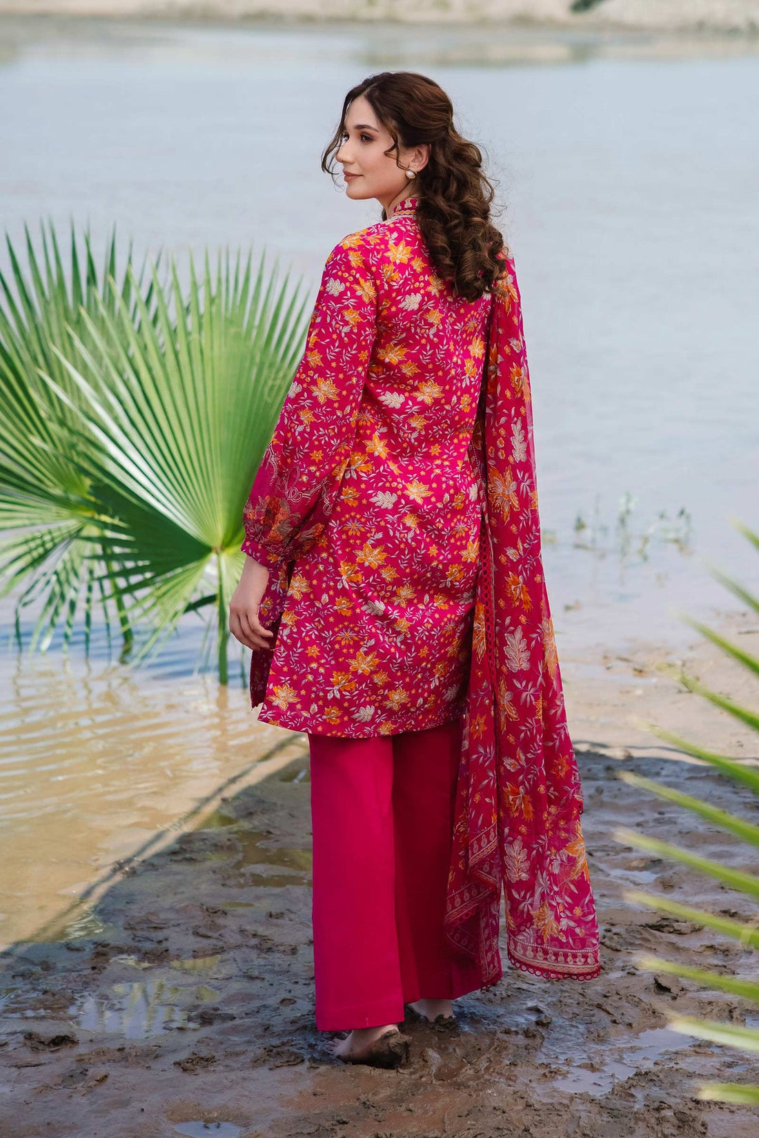 Maria b | M Basics Lawn | 409-A - Khanumjan  Pakistani Clothes and Designer Dresses in UK, USA 