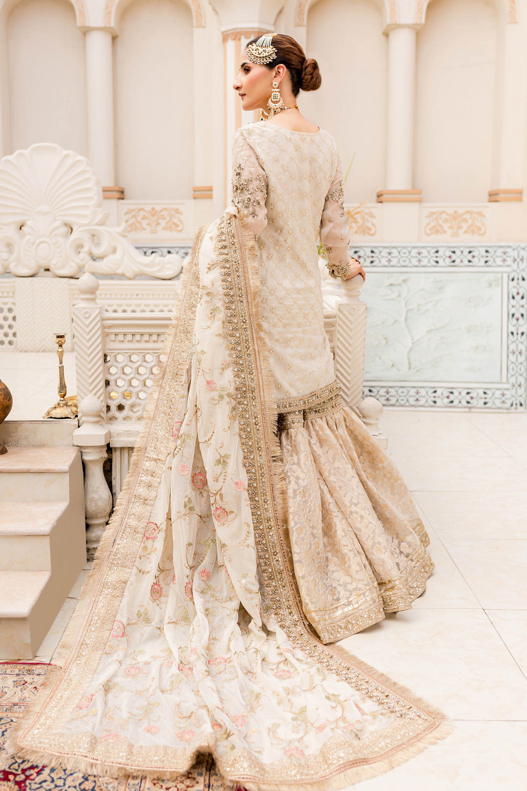 Maria B | Bridal Couture | Ivory Gold MC-906