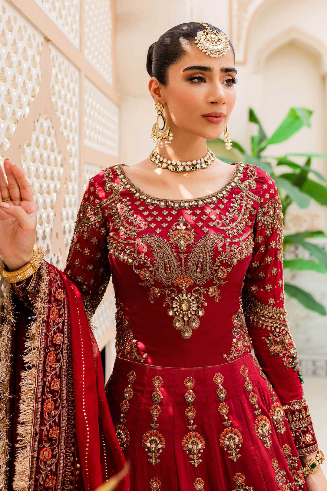 Maria B | Bridal Couture | Deep Red MC-907