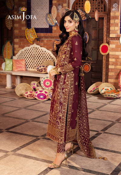 Asim Jofa | Chamak Damak Festive 24 | AJCD-09 - Khanumjan  Pakistani Clothes and Designer Dresses in UK, USA 