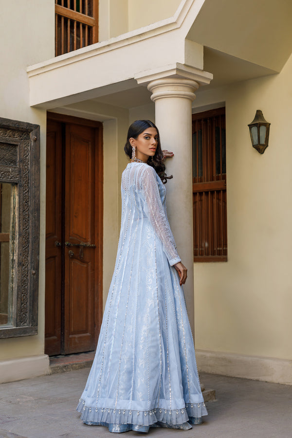 Wahajmkhan | Bahar Begum Formals | BABY BLUE BAHAR - Khanumjan  Pakistani Clothes and Designer Dresses in UK, USA 